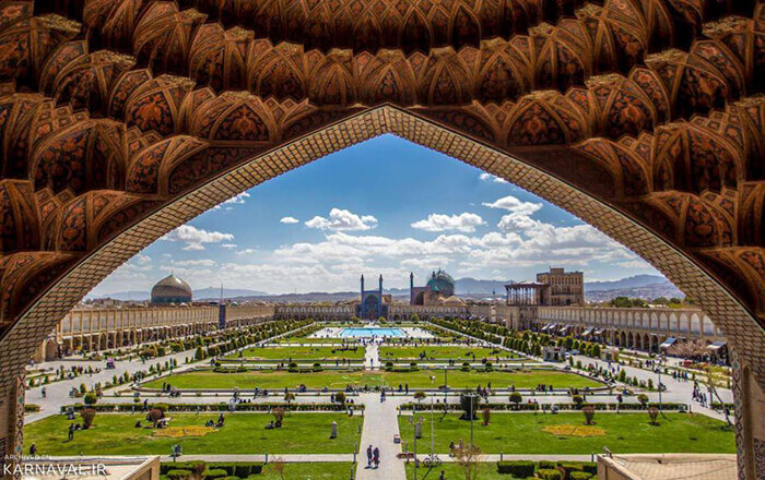 میدان نقش جهان یکی جاهای دیدنی اصفهان