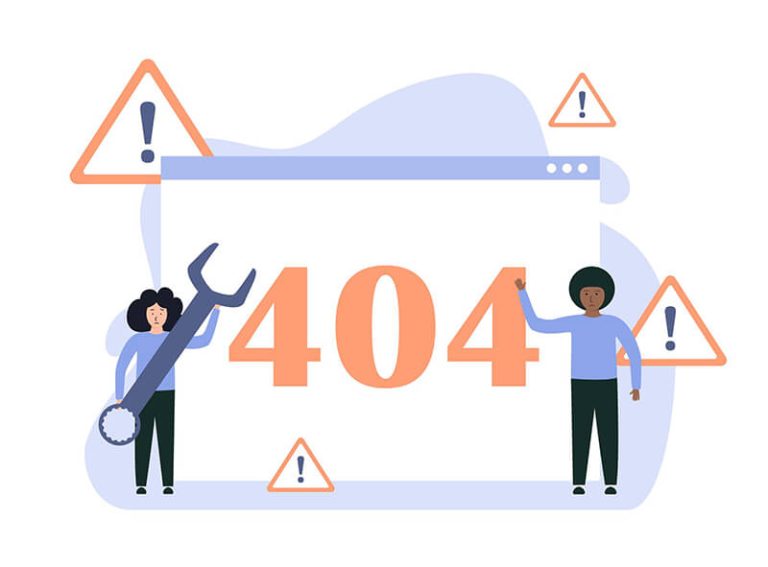 ارور 404 و تأثیر آن بر سئو سایت