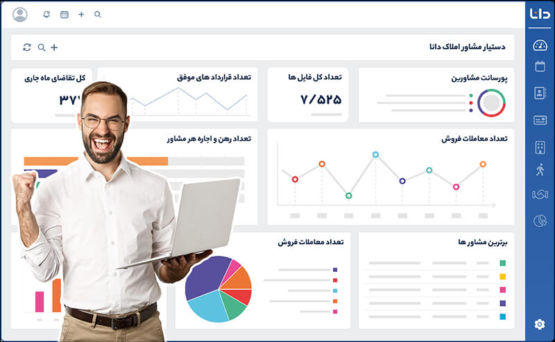 چرا مدیران هوشمند املاک به CRM نیاز دارند؟ 3 دانا پین، دستیار هوشمند مدیران املاک ایران