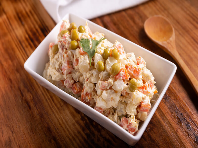 چرا خرید سالاد الویه نامی نو انتخابی مطمئن است؟ 2 قیمت سالاد الویه نامی نو